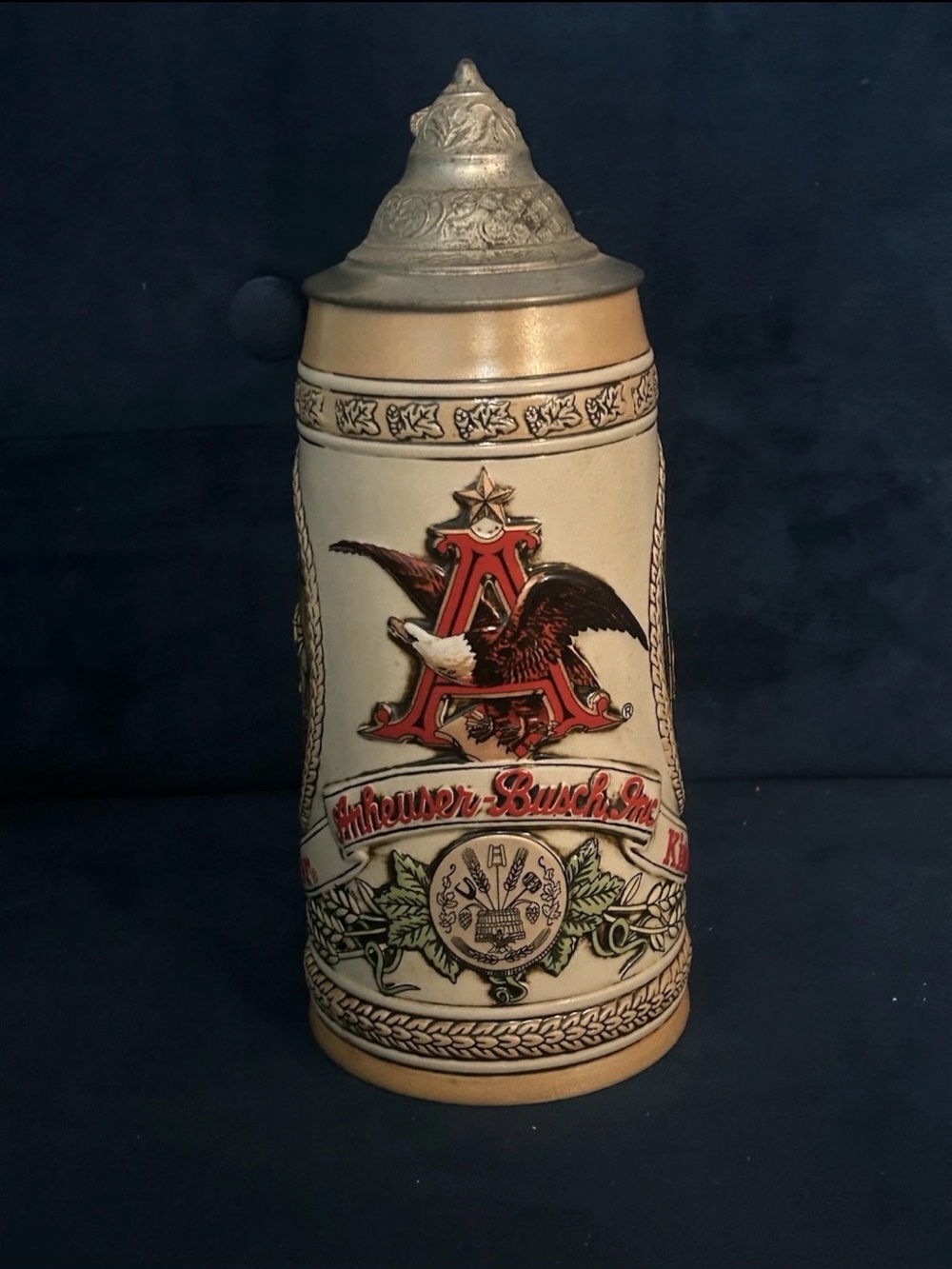 Vintage Anheuser Busch Budweiser Limited Edition "C” Series Beer Stein